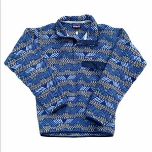 Vintage Patagonia Aztec Print T Snap Synchilla